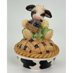 Mary's Moo Moos 1998 Blueberry Pie You're Berry Special Cow Pies Enesco 468983